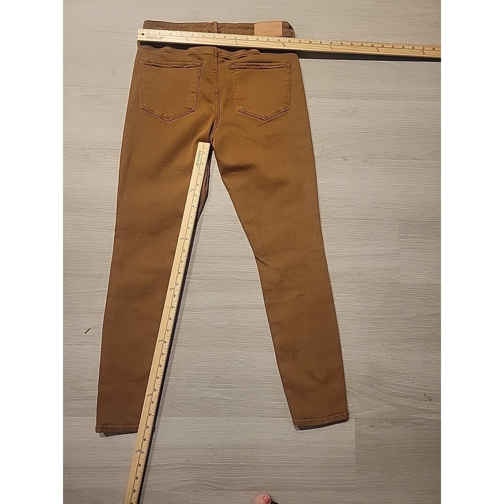 Dear John Women's Jeans Gisele 27" Skinny Stretch Mid Rise Denim Brown Y2K 90's - Picture 6 of 7